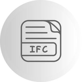 IFC File Scalable Art Form Graphic vector