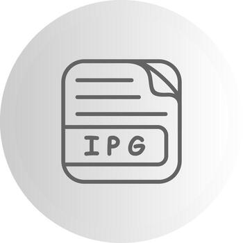 IPG File Simplified UX Element Iconography vector