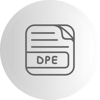 DPE File Functional UX Graphic Design vector