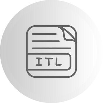 ITL File Branded Object Graphic vector