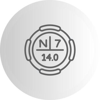 Nitrogen Compact Design Representation Layout vector