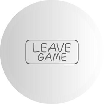 Leave Game Versatile Web Graphic Layout vector