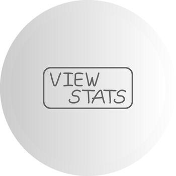View Stats Bold Graphic Form Representation vector