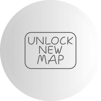 Unlock New Map Dynamic Shape Asset vector