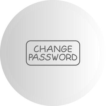 Change Password Display Ready Asset vector