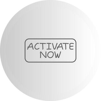 Activate Now Functional Art Element Layout vector