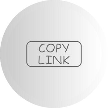 Copy Link Outline Style Element Layout vector