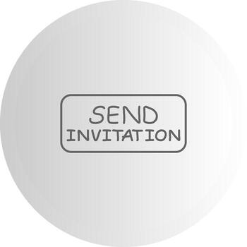 Send Invitation Visual Branding Symbol Asset vector