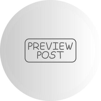 Preview Post Minimal Flat Mark Graphic vector