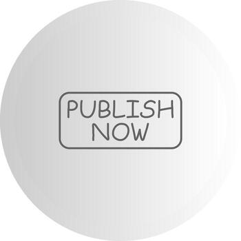 Publish Now Interactive Mark Design Graphic vector