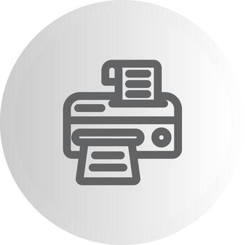Printer Scalable File Format vector