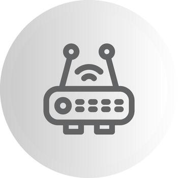 Modem Dashboard UI Element Graphic vector