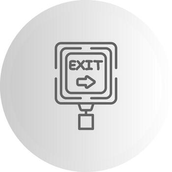 Next Exit Graphic Interface Mark Layout vector
