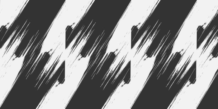 resumen negro y blanco cepillo carrera modelo con diagonal líneas. vector