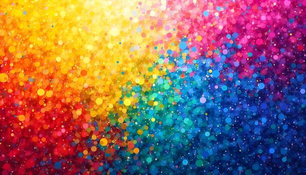 Vibrant Colorful Confetti Circles Abstract Background Texture photo