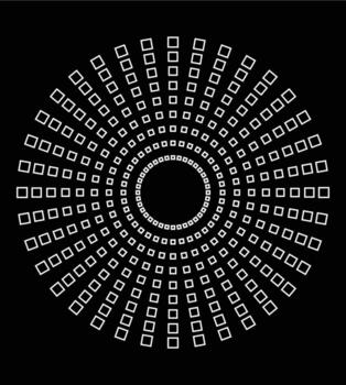 black and white Half-tone circle design a collection of round dotted frames, and abstract halftone graphic elements. vector