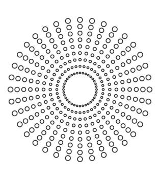 white and black Half-tone circle design a collection of round dotted frames, and abstract halftone graphic elements. vector