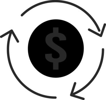 Recurring payments, subscriptions, or any ongoing financial cycle where money is regularly exchanged. vector