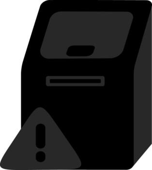 A transaction failure or a machine that is out of service. vector