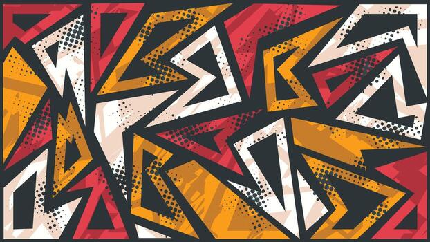 abstract background with geometric shapes vector