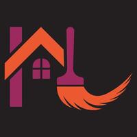 House cleaning logo design vector