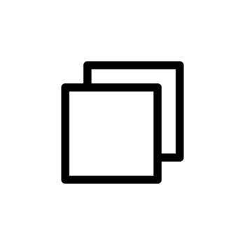 mínimo línea lengüeta icono negro contorno para disposición, menú, y opciones vector