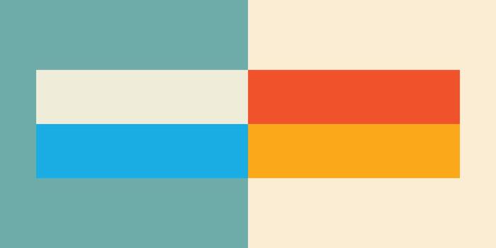 resumen color bloquear diseño presentando contrastando matices y geométrico formas en un moderno estilo vector