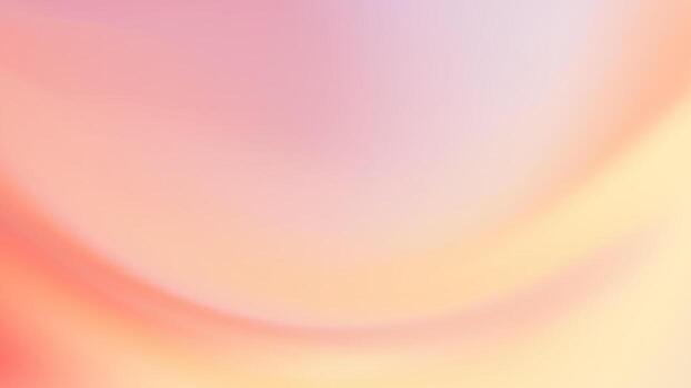 A warm and gentle abstract background with a glowing blend of peach, pink, and yellow. vector