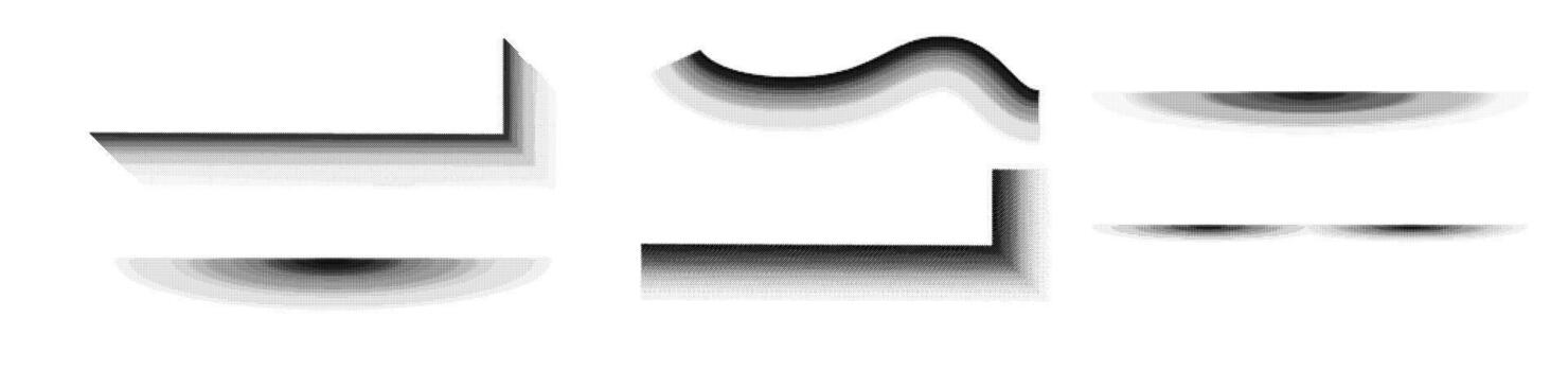 sombra efectos con grano trama de semitonos y punto patrones. sombra en negro degradado redondo textura. vector