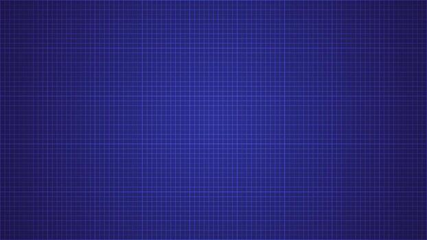 Simple blueprint-style grid background with dark blue gradient, perfect for design, technology and architecture themes vector