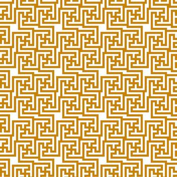 sin costura geométrico laberinto estilo modelo con resumen decorativo dorado líneas creando moderno laberinto inspirado antecedentes vector