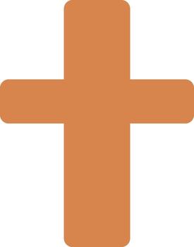 Cross - solid icon vector