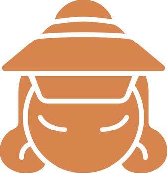 Witch - solid icon vector