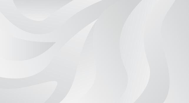 White gray gradient wavy dynamic flow background vector