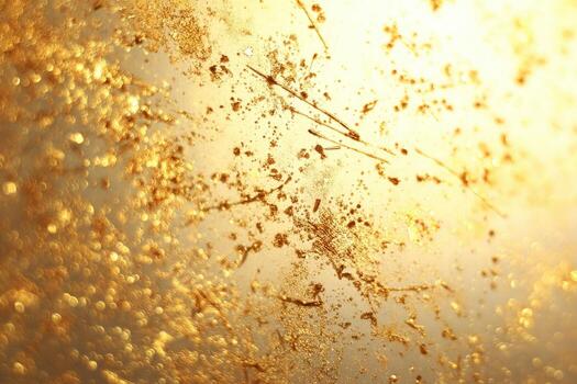 Golden, textured surface with sunlit patterns photo