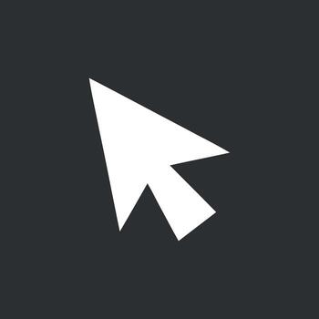 Precision Pointer A Sharp Arrow Cursor for Accurate Selection and Navigation in Digital Interfaces vector