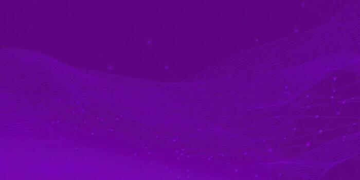 A vibrant purple abstract design with glowing network elements for technology concepts. photo