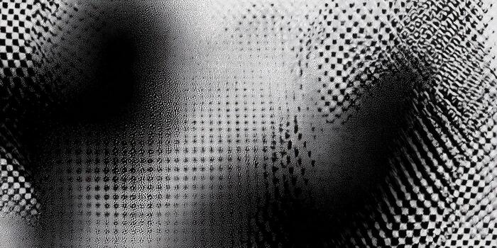 un resumen composición caracteristicas un interacción de geométrico patrones y contrastando texturas foto