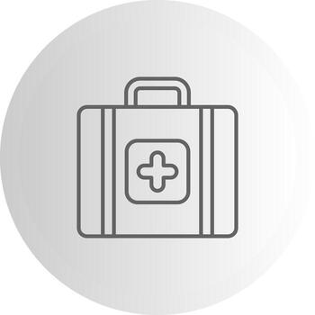 First Aid Kit Dashboard UI Element Graphic vector