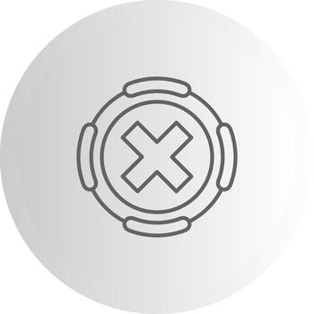 Rejected User Interface Element Graphic vector