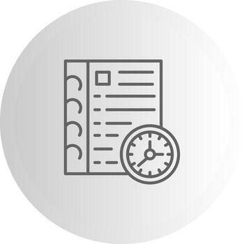 Journal Reminder Functional Art Element Layout vector