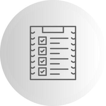 Bullet List Mobile UI Mark Design vector