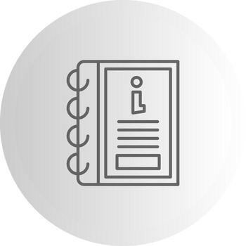 Manual Book UX Symbol Set Representation vector