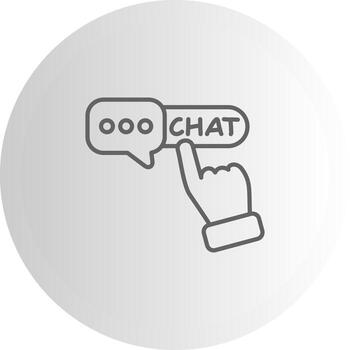 charla interfaz estilo guía diseño vector