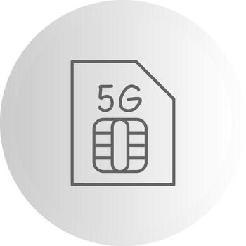 sim tarjeta compacto diseño representación diseño vector