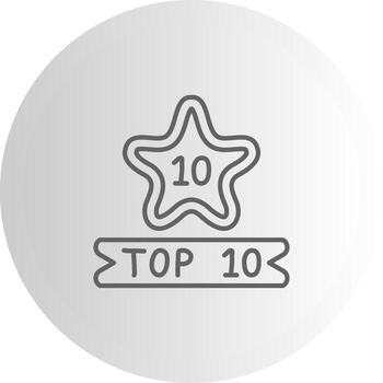 Top 10 Mobile App Symbol Layout vector