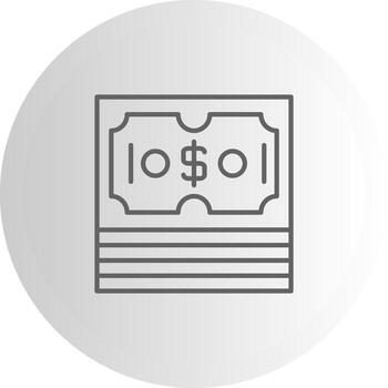 Dollar Notes Display Optimized Graphic Asset vector