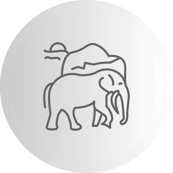 Elephant Modular Design Symbol Layout vector
