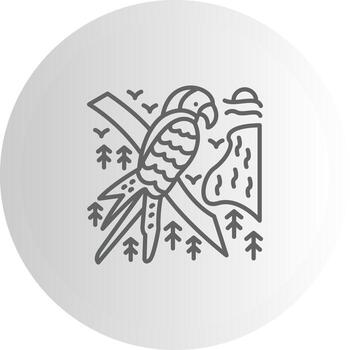 Swift Parrot Scalable UI Form Graphic vector