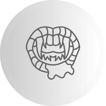 Vampire Fangs User Interface Graphic Asset vector